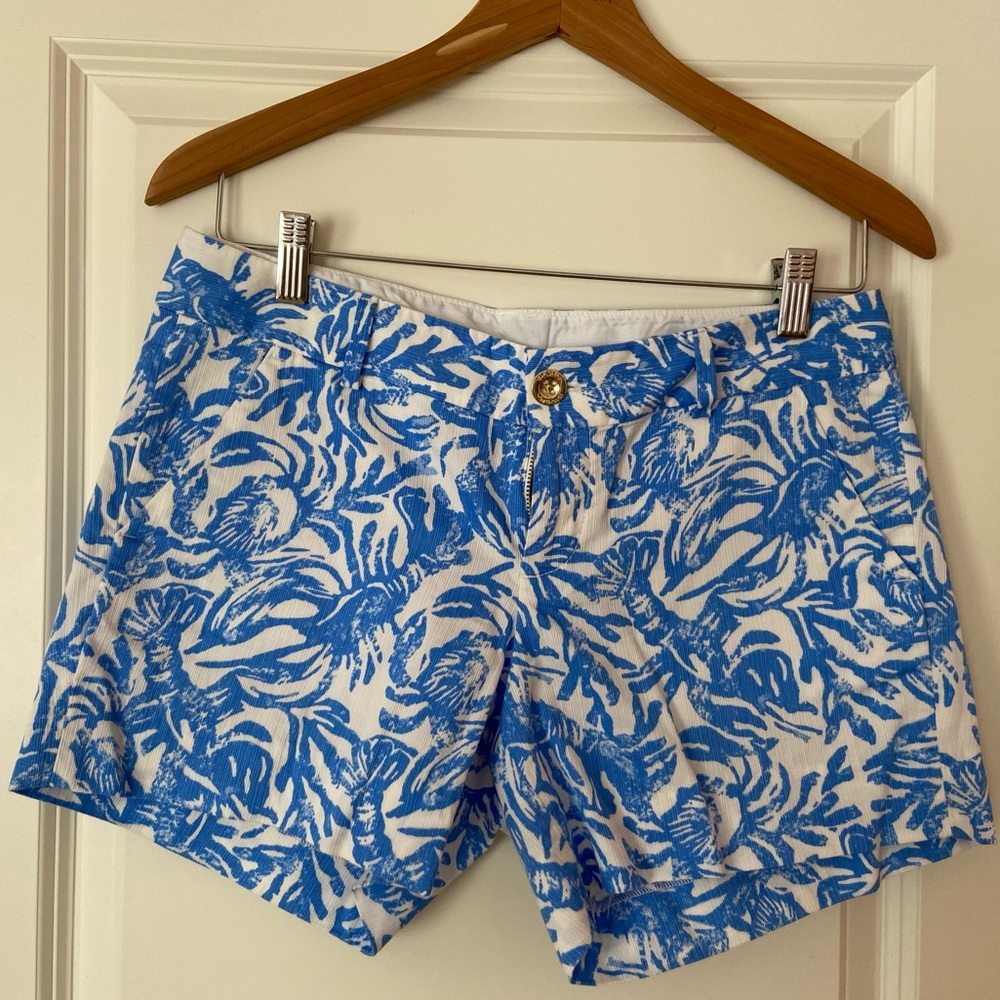 🦞 Lilly Pulitzer EUC White On a Roll Short 🦞